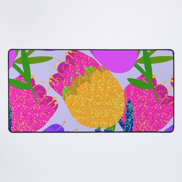 Item preview, Colorful Sparking Hand Drawn Tulips - Repeating Floral Pattern designed and sold by Victoria Rose.