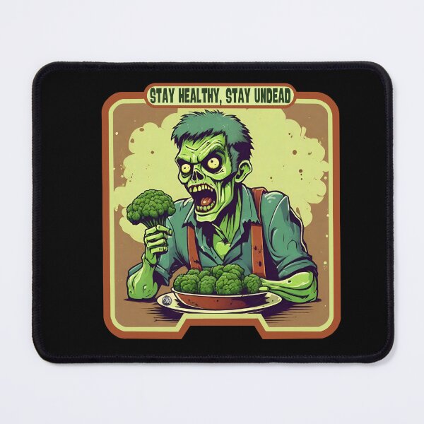 Item preview, Zombie eat broccoli healty life designed and sold by Eolithic.