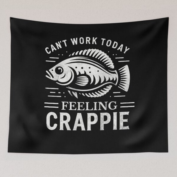 Item preview, Vintage Funny Saying Crappie Fishing Apparel For Fishermen designed and sold by Olivia Thompson.