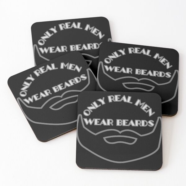 Item preview, Only real men wear beards designed and sold by FluxDesigner.