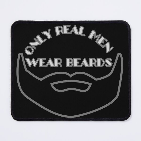 Item preview, Only real men wear beards designed and sold by FluxDesigner.