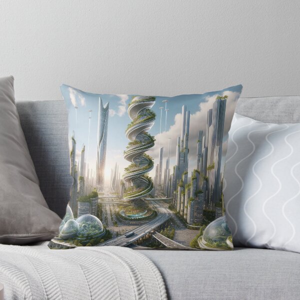 Item preview, Green spiral metropolis designed and sold by Cerberus-Art.