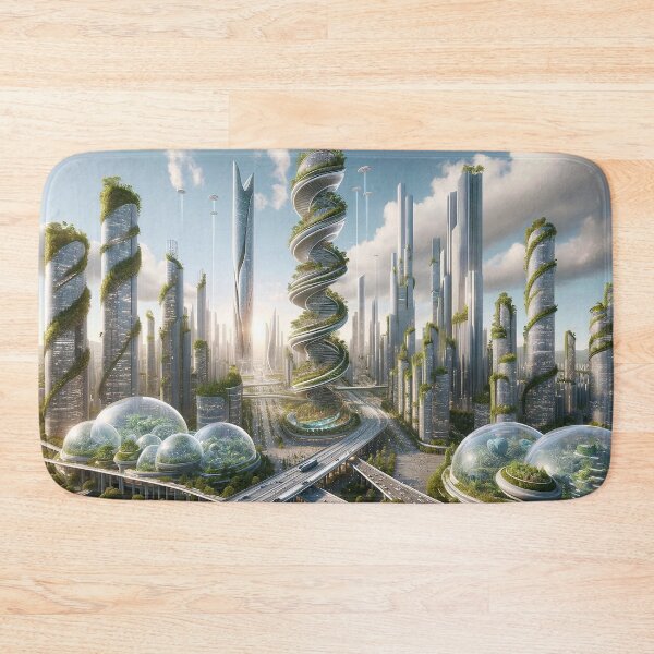 Item preview, Green spiral metropolis designed and sold by Cerberus-Art.