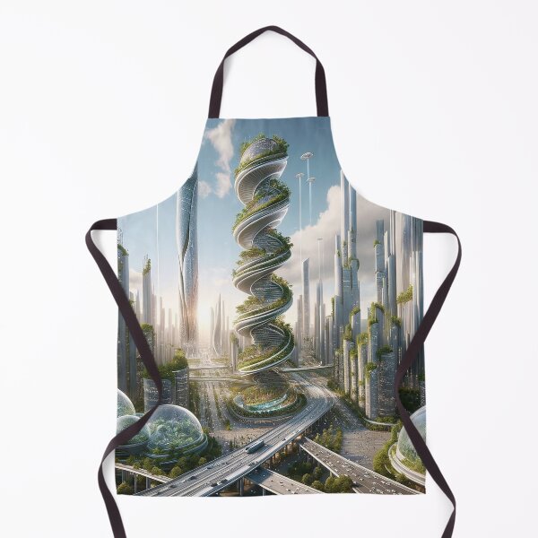 Item preview, Green spiral metropolis designed and sold by Cerberus-Art.