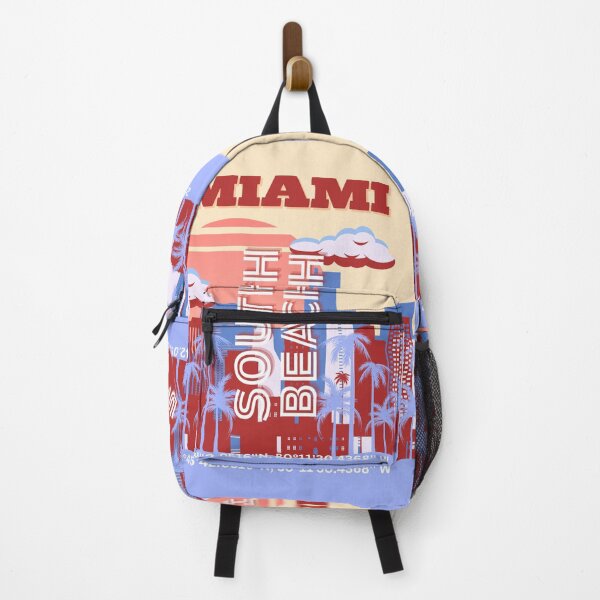 Artikelvorschau, Miami Beach, Miami Reisekunst, Retro entworfen und verkauft von Magic Love Art Print.