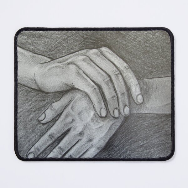 Item preview, Hands. Pencil on 29.7x42cm paper. designed and sold by crowleyronan123.