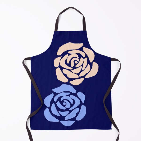 Item preview, Impossible Couple Blue Peach Abstract Roses Shapes Mania designed and sold by Shapes-Mania.