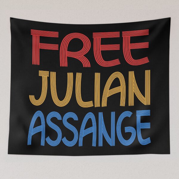 Item preview, Free Julian Assange designed and sold by Tia-tez.