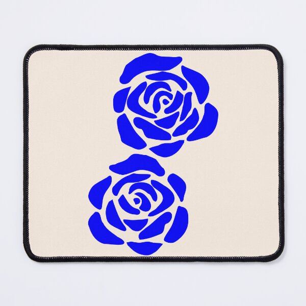 Item preview, Impossible Couple of Blue Vintage Abstract Roses Shapes Mania designed and sold by Shapes-Mania.