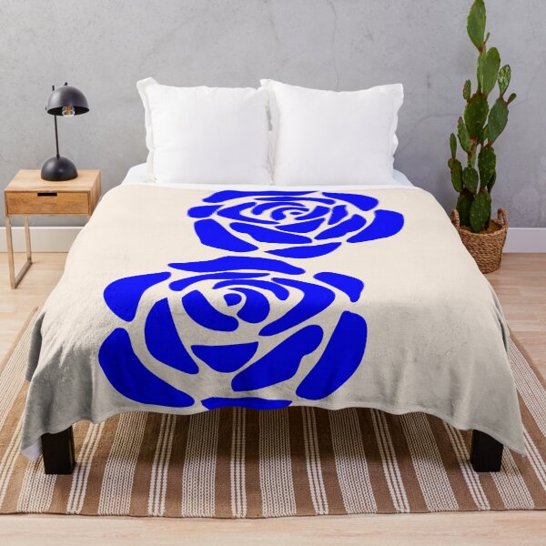 Item preview, Impossible Couple of  Blue Vintage Abstract Roses Shapes Mania designed and sold by Shapes-Mania.
