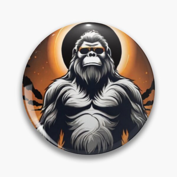 Item preview, Solar Eclipse 2024 Bigfoot wearing solar eclipse designed and sold by Creativedsigna.