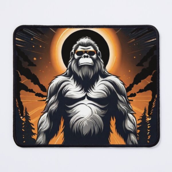 Item preview, Solar Eclipse 2024 Bigfoot wearing solar eclipse designed and sold by Creativedsigna.