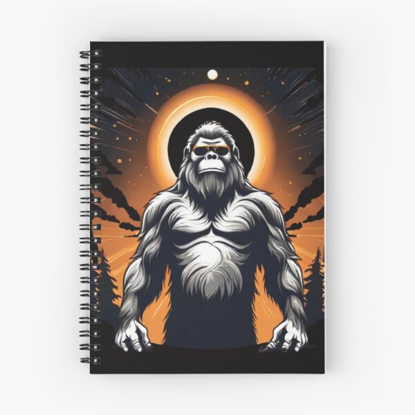 Item preview, Solar Eclipse 2024 Bigfoot wearing solar eclipse designed and sold by Creativedsigna.