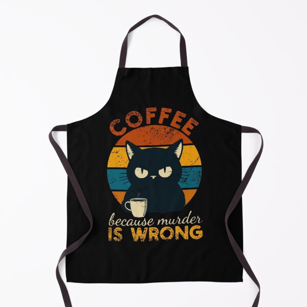 Item preview, coffee because murder is wrong, vintage designed and sold by KaiLabsArt.