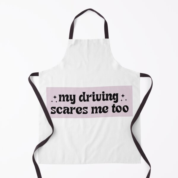 Item preview, My Driving Scares Me Too Bumper | Funny Car designed and sold by BUMPER-STICKERS.