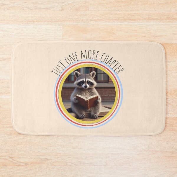 Item preview, Just One More Chapter Reading Book Raccoon designed and sold by SunfullyYours.