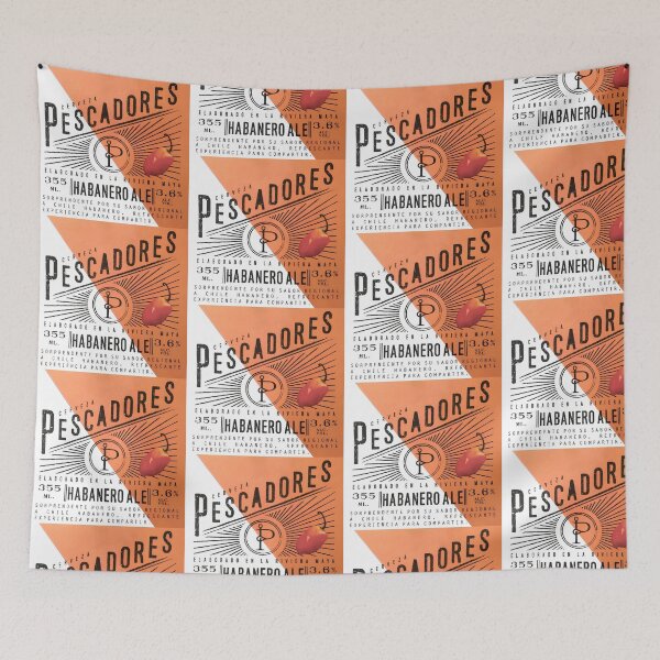 Item preview, Pescadores Cerveza Habanero Ale designed and sold by jpal74.