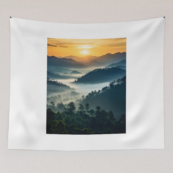Item preview, Autumn Solitude in the Foggy Forest designed and sold by Shirtastically.