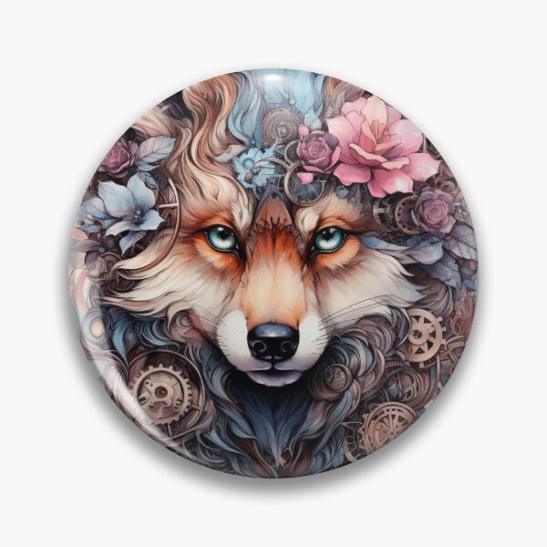 Item preview, Wolf Amongst Pink Petals designed and sold by BorczVisuals.