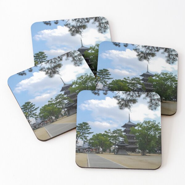Item preview, Temple 75 - Zentsū-ji (善通寺) - courtyard and pagoda designed and sold by Japaholic.