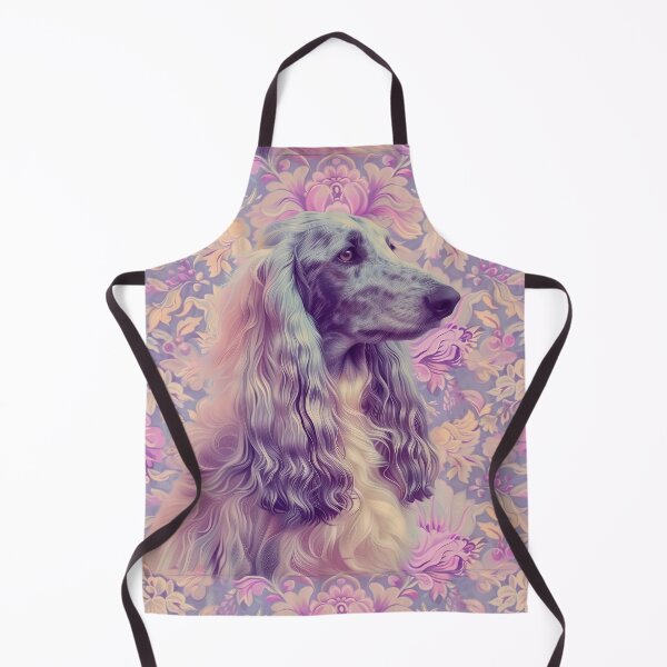 Item preview, Magnificent Afghan Hound With Floral Background designed and sold by kansaikate.