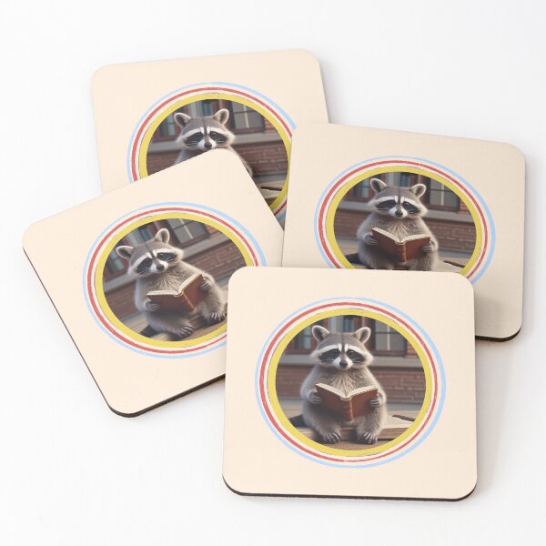 Item preview, Just One More Chapter Reading Book Raccoon designed and sold by SunfullyYours.