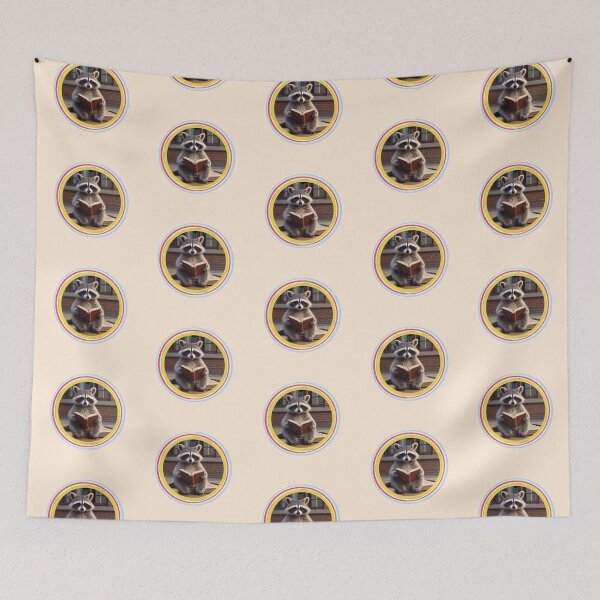 Item preview, Just One More Chapter Reading Book Raccoon designed and sold by SunfullyYours.