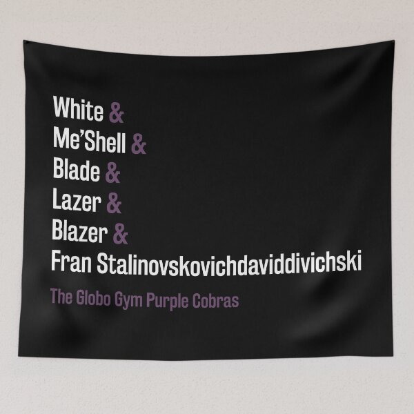 Item preview, Dodgeball: The Globo Gym Purple Cobras designed and sold by GriskoDesigns.