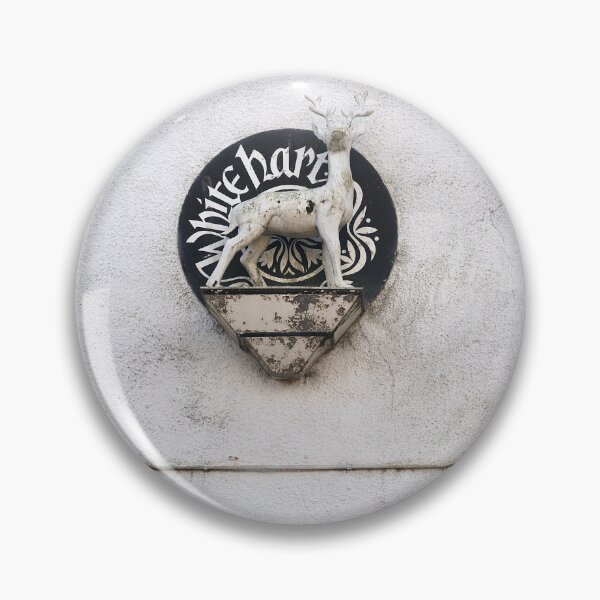 Item preview, White Hart  - The proud weathered white stag on a closed hotel designed and sold by Richard Flint.
