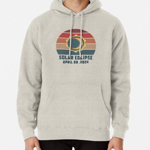 Item preview, Total Solar Eclipse Retro Vintage Sunset 2024 designed and sold by RR-Arts.