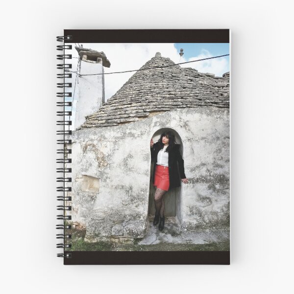 Item preview, Timeless Charm: Girl Posing in Front of a Trullo designed and sold by EpicVistas.
