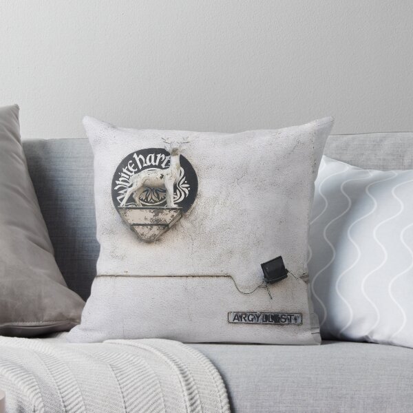 Item preview, White Hart  - The proud weathered white stag on a closed hotel designed and sold by Richard Flint.