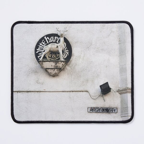 Item preview, White Hart - The proud weathered white stag on a closed hotel designed and sold by Richard Flint.