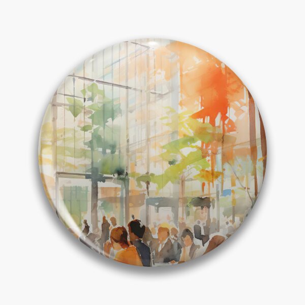 Item preview, Unique Watercolor Collaborative Office-Coffee Space 39 of 39 designed and sold by TheBrainArt.