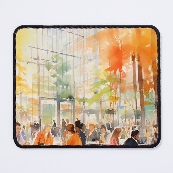 Item preview, Unique Watercolor Collaborative Office-Coffee Space 39 of 39 designed and sold by TheBrainArt.