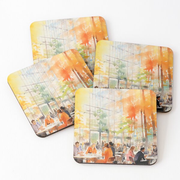 Item preview, Unique Watercolor Collaborative Office-Coffee Space 39 of 39 designed and sold by TheBrainArt.