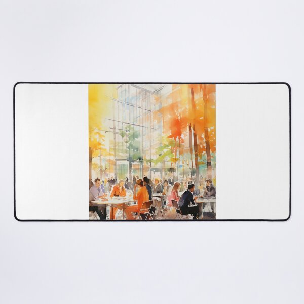 Item preview, Unique Watercolor Collaborative Office-Coffee Space 39 of 39 designed and sold by TheBrainArt.