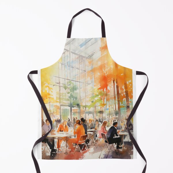 Item preview, Unique Watercolor Collaborative Office-Coffee Space 39 of 39 designed and sold by TheBrainArt.