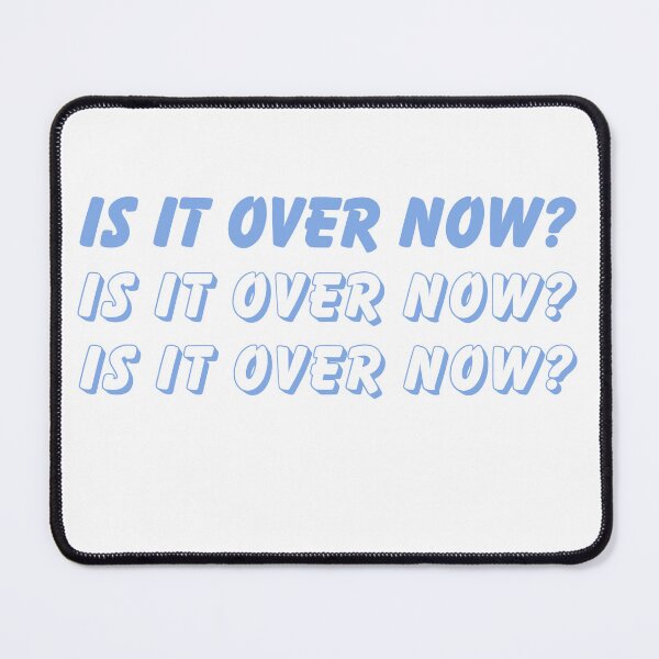 Item preview, IS IT OVER NOW? TAYLOR SWIFT MERCH STICKER designed and sold by SpeakNowSwiftie Shop.