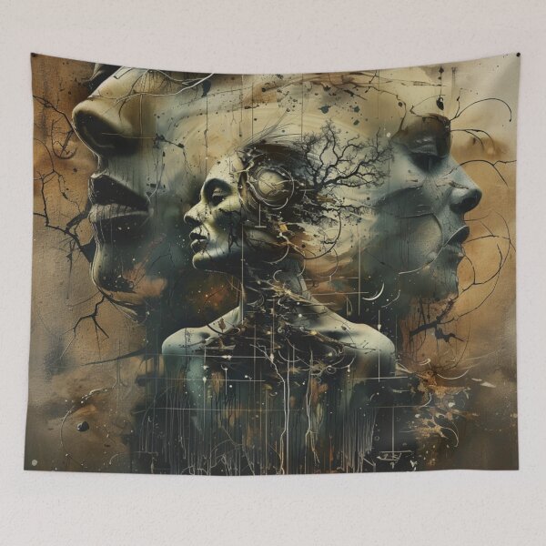 Item preview, Mother Natures  Wisdom Abstract Art designed and sold by Obsidian Ink by Wilshire.