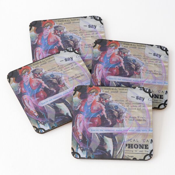 Item preview, Square Dame designed and sold by PulpedArt.