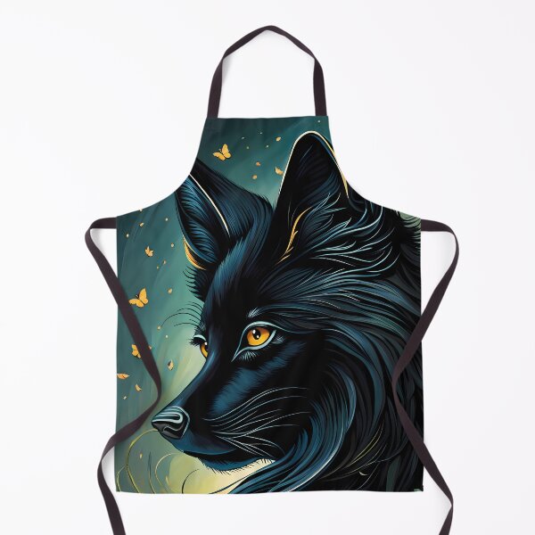 Item preview, Black Fox and Flowers, Ai Generated Art  designed and sold by ACC .