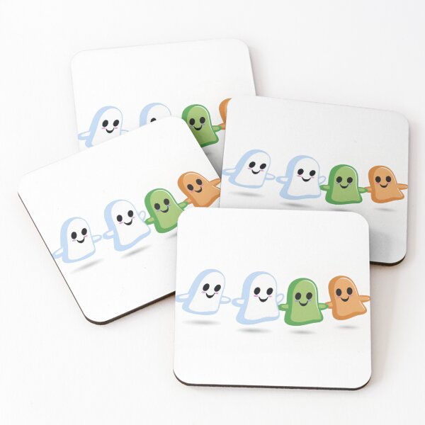 Item preview, Colorful Cutie Little Ghosts  designed and sold by omerfdln34.