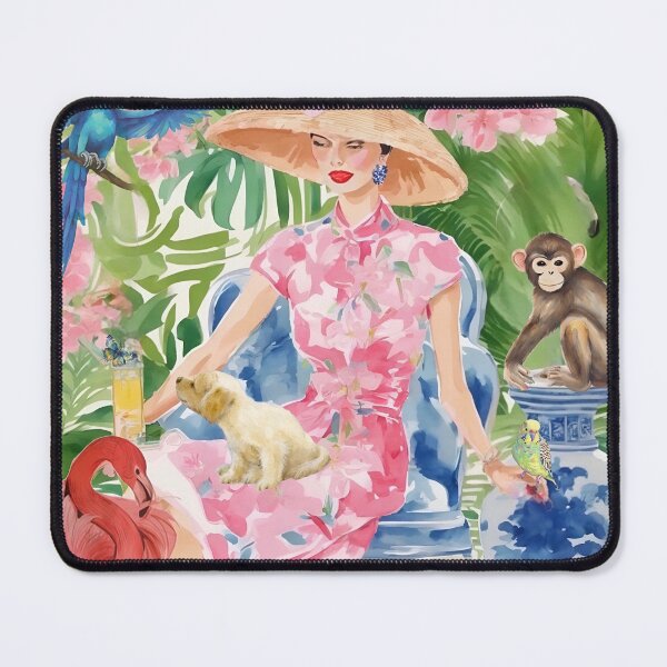 Item preview, Quiet afternoon in South Florida, grandmillennial art designed and sold by SophieClimaArt.