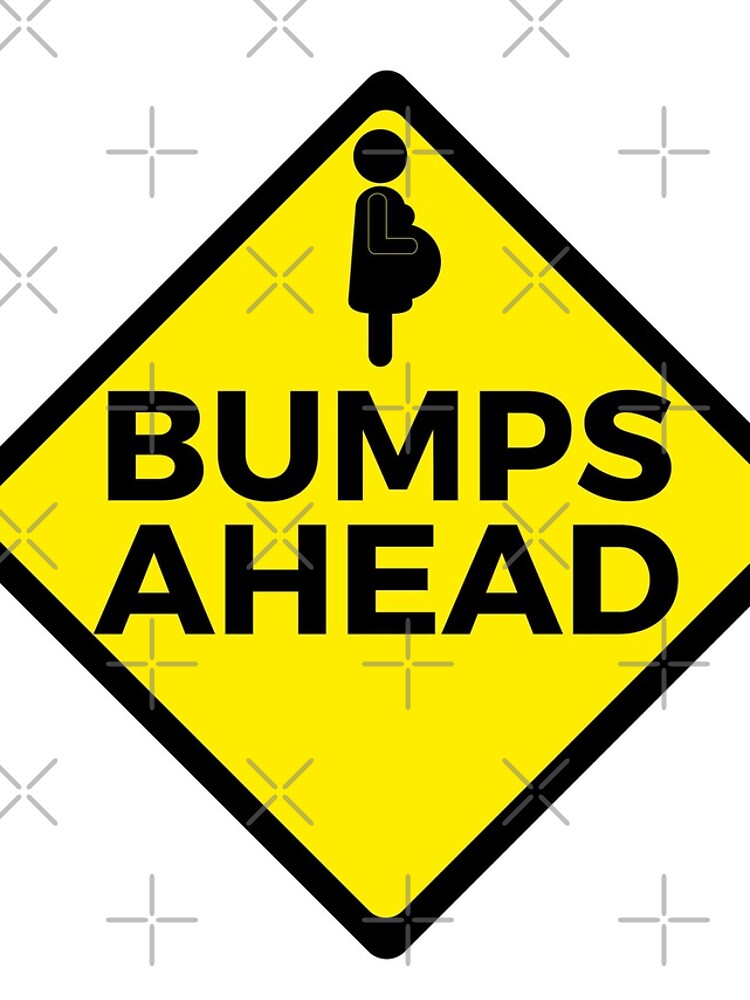 Bumps Ahead Having Triplets, Quadruplets, Quintuplets, Sextuplets,  Septuplets, Octuplets, Nonuplets Babies (Design Day 107) iPhone Case