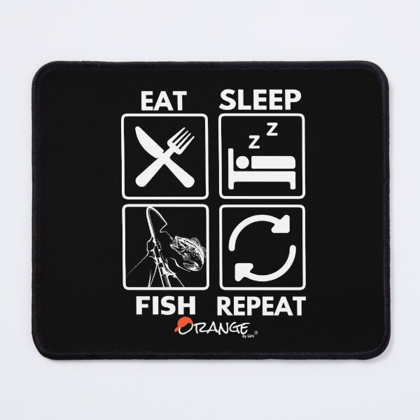 Item preview, Eat Sleep Fish Repeat ORANGE BY GRV designed and sold by OrangeWarehouse.
