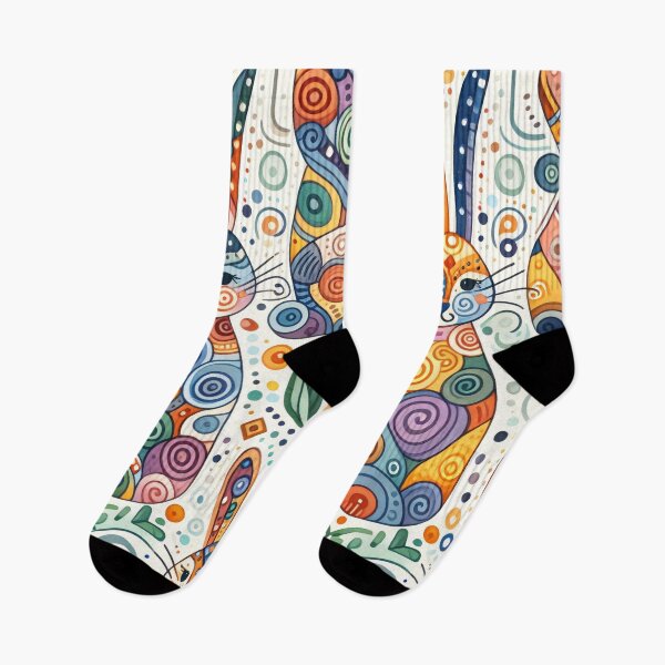 Item preview, Scandinavian Folk Art Hare Animal pattern by heidiannemorris ©️  designed and sold by FOLK ART FUSION.