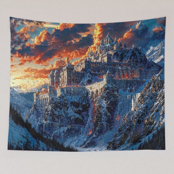 Item preview, Surreal Golden Hour: Castle in the Clouds designed and sold by David Macdonald.