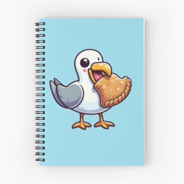 Item preview, Seagull stealing Cornish pasty  designed and sold by PiskieChicGifts.