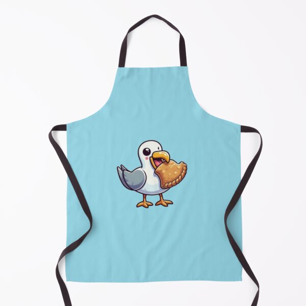 Item preview, Seagull stealing Cornish pasty designed and sold by PiskieChicGifts.